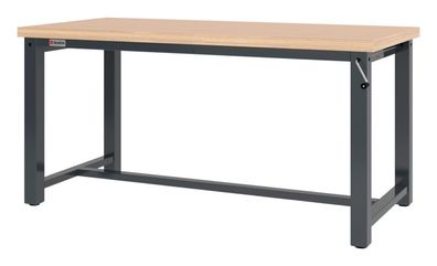 Werkbank stationär Werktisch-pro-wthk15-ral7016-1500mm