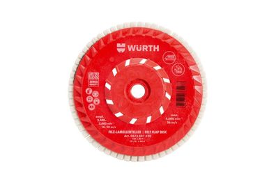 Lamellenfächerschleifscheibe Lfshlfshb-filz-kst-gd-m14-d125