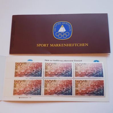 Deutsche Bundespost Markenheftchen Deutsche Sporthilfe 3