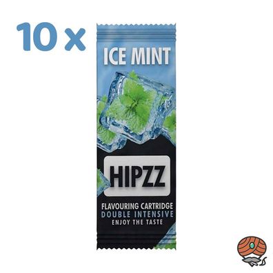 Aromakarte HIPZZ (wie Rizla) ICE MINT - 10x Aroma Karte / Flavor Card