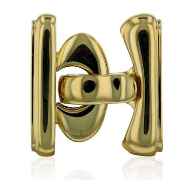 Luna-Pearls - 615.0362 - Klappschließe mehrreihig - 585 Gelbgold - 18mm