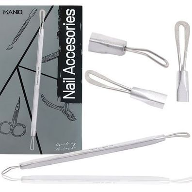 Werkzeug Löffel zur Entfernung von Mitessern, Pickeln und Akne aus rostfreiem Stahl