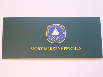 Deutsche Bundespost Berlin Sport Markenheftchen Deutsche Sporthilfe 1