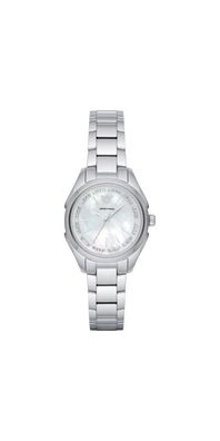 Emporio Armani Damenuhr silber zeitlose Eleganz für stilbewusste Damen