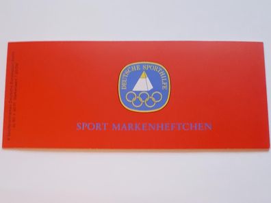 Deutsche Bundespost Berlin Sport Markenheftchen Deutsche Sporthilfe 3