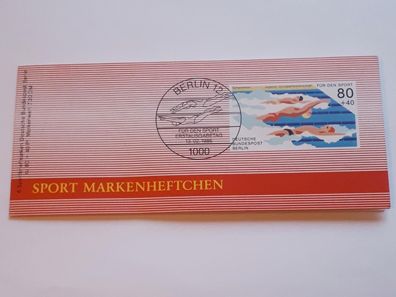 Deutsche Bundespost Berlin Sport Markenheftchen 1986