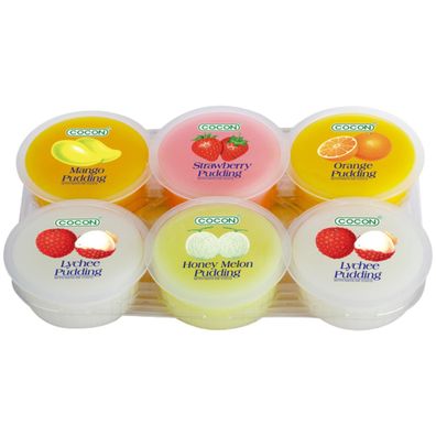 COCON Nata de Coco Fruchtmix Klassisch Kokosnussgel 480g