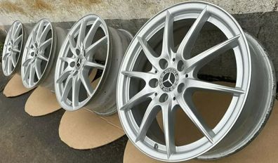 4x Original Mercedes A W176 B W246 CLA C117 17 Zoll Alufelgen A2464010102 6,5J ET49