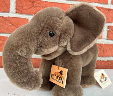 Kösen 1945 Baby-Elefant Mini stehend Grau Plüschtier Stofftier 26cm NEU!