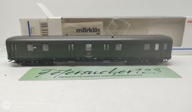 Märklin H0 AC 43260 Schürzen-Postwagen Poste-b/21 NEM / DB / OVP weiß