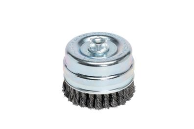Topfbürste Winkelschleifer Topfburst-ws-gezopft-stahl-d100mmxm14