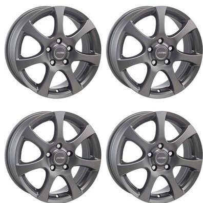 4 Autec Zenit Felgen 5,5x14 5x100 ANTM für VW Polo Fox Aluräder