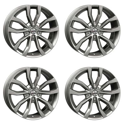 4 Autec Uteca Felgen 7,5x17 5x108 SIL für Jaguar XF X-Type XJ XE S-Type Aluräder