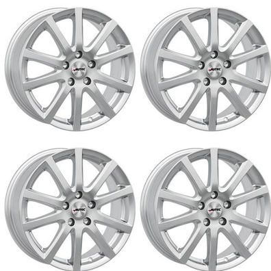 4 Autec Skandic Felgen 6,5x16 4x100 SIL für Renault Scénic Clio (IV) Mégane (II)