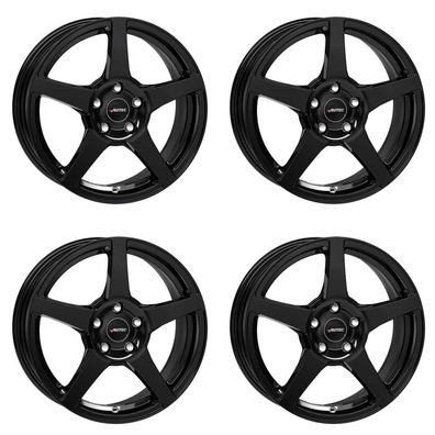 4 Autec Valea Felgen 6,5x16 4x100 SW für Dacia Logan Lodgy Sandero Dokker Jogger