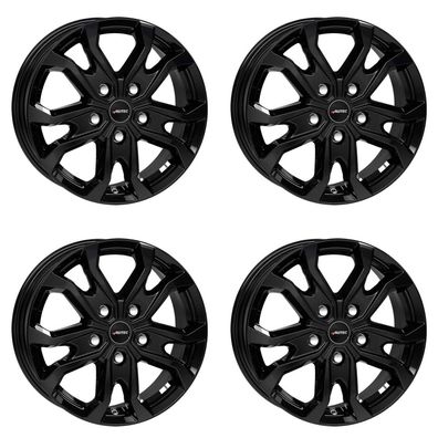 4 Autec Kiso Felgen 6,5x16 5x130 SW für Citroen Jumper Aluräder