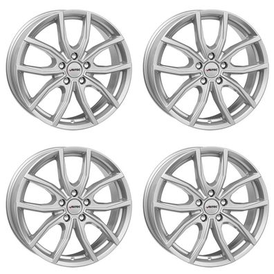 4 Autec Vidron Felgen 7,0x17 5x112 SIL für VW Touran Golf VIII Caddy Passat Golf V