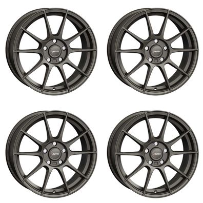 4 Autec Wizard Felgen 7,5x17 5x112 GUN für Audi TT A3 A4 A6 Q3 TTS S3 Q2 SQ2 Aluräder