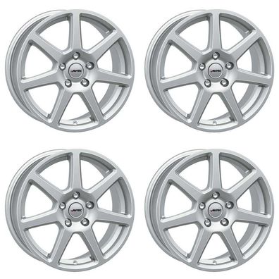 4 Autec Tallin Felgen 7,5x18 5x112 SIL für Audi A5 A6 S4 A4 A7 Aluräder