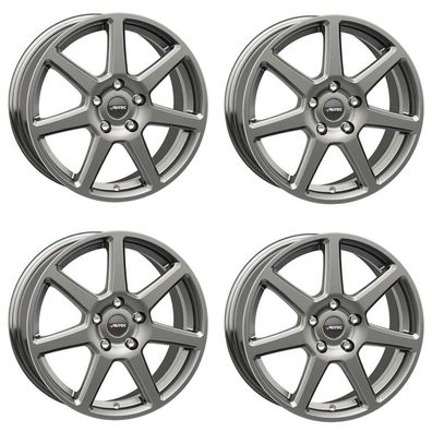 4 Autec Tallin Felgen 7,5x18 5x114,3 SIL für Suzuki Swift SX4 Vitara S-Cross Aluräder