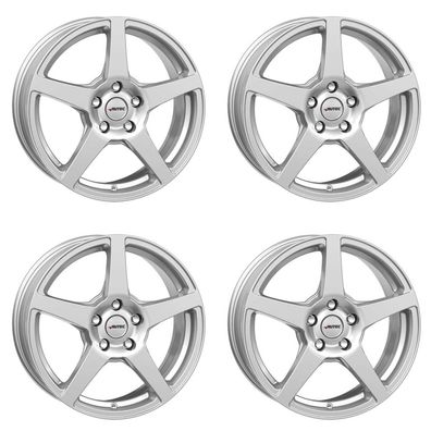 4 Autec Valea Felgen 7,0x17 5x114,3 SIL für Toyota Auris RAV4 Corolla C-HR Prius