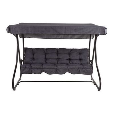 Hollywoodschaukel mit Dach Milano Black Edition H024-07IB PATIO