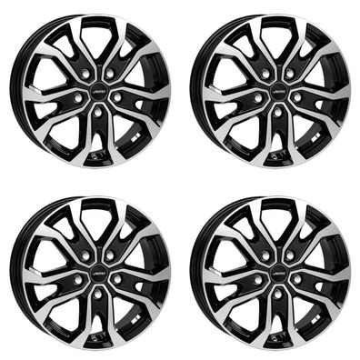 4 Autec Kiso Felgen 6,5x16 5x130 SWP für Fiat Ducato Aluräder