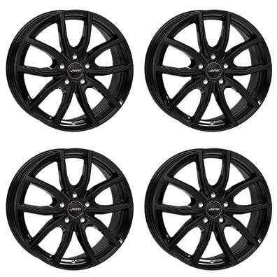 4 Autec Vidron Felgen 6,0x16 5x100 SW für Skoda Kamiq Scala Rapid Fabia Aluräder
