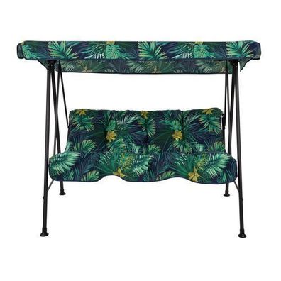 Hollywoodschaukel Gartenschaukel mit Dach Tora Black Edition G051-02IB PATIO