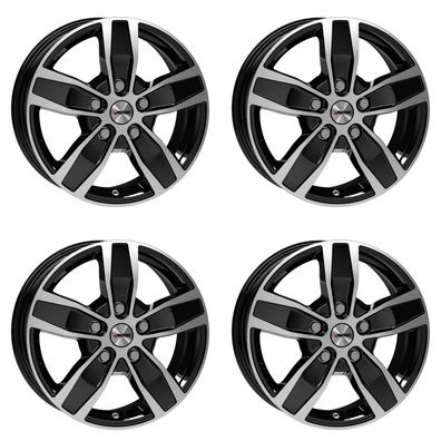 4 Autec Quantro Felgen 6,5x16 5x118 SWP für Citroen Jumper Aluräder