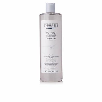 Byphasse Solución Micelar Desmaquillante Con Carbón Activo 500ml