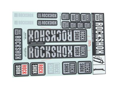 Rockshox Dekorsatz Passend für Decal Kit für Ø 35 grau