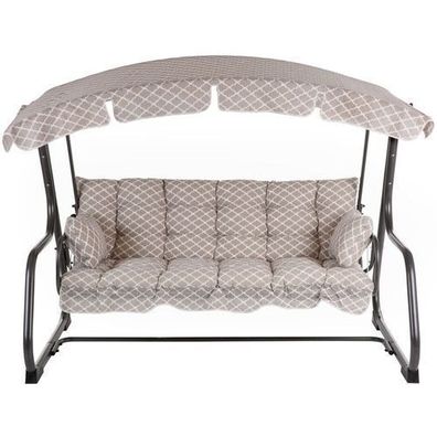 Hollywoodschaukel Gartenschaukel mit Sonnendach 4-Sitzer Ravenna H030-05PB PATIO