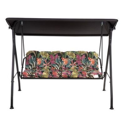 Hollywoodschaukel mit Sonnendach 3-Sitzer Marbella Black Edition G052-23IB PATIO