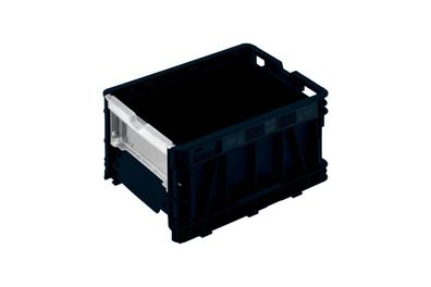 System-Lagerbox stapelbar Syslgrbox-stpl-gr1-schwarz