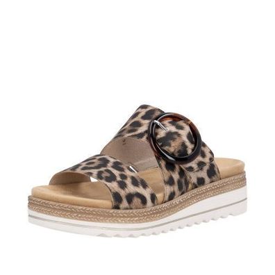 Remonte Pantoletten - Natur Leder