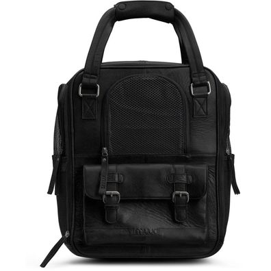 Muud Cecily Tier-Rucksack aus Leder 30x41x21?cm