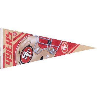 NFL San Francisco 49ers Premium Riesen-Wimpel Pennant Banner 100x43cm 194166402133