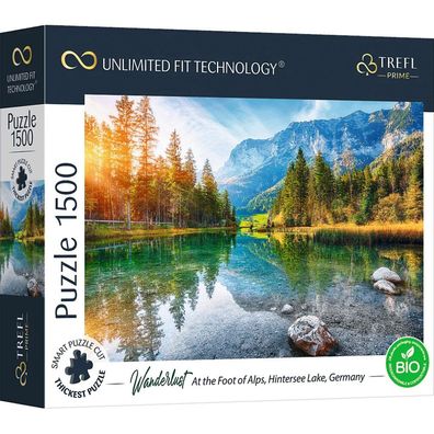 TREFL Puzzle UFT Wanderlust: Am Fuße der Alpen, Hintersee, Deutschland 1500 Teile