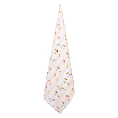 Clayre & Eef Geschirrtuch 50x70 cm Beige Baumwolle (Gr. 50x70 cm)