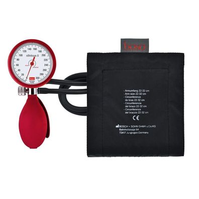 boso Blutdruckmessgerät boso clinicus II Ø60mm rot