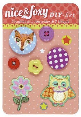 Nice & Foxy Button * Knöpfe * Sticker