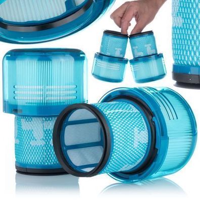 Rosfix Staubsaugerfilter Set – Ersatz für Dyson V11/V15 | Waschbar, HEPA