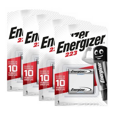 4x Energizer CR-P2 - DL223 Lithium Power Photo Batterie 6V im Blister CR P2