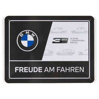 BMW Blechschild "Freude am Fahren" - 15x20 cm