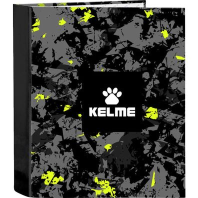 Ringbuch Kelme Jungle Schwarz Grau Neongrün A4 (27 x 33 x 6 cm)