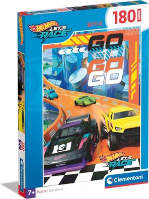 Clementoni 29789 Hot Wheels 180 Teile Puzzle Supercolor