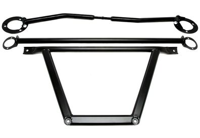 TA Technix Stahl Domstreben Kit schwarz passend für E36 4 Zyl. Motorcode M40