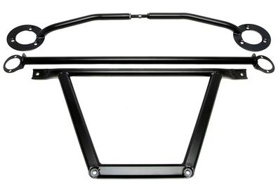 TA Technix Stahl Domstreben Kit schwarz passend für BMW 3er E36 4 Zyl. M43
