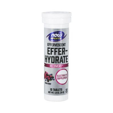 Now Foods Effer-Hydrate (10 serv) Mixed Berry